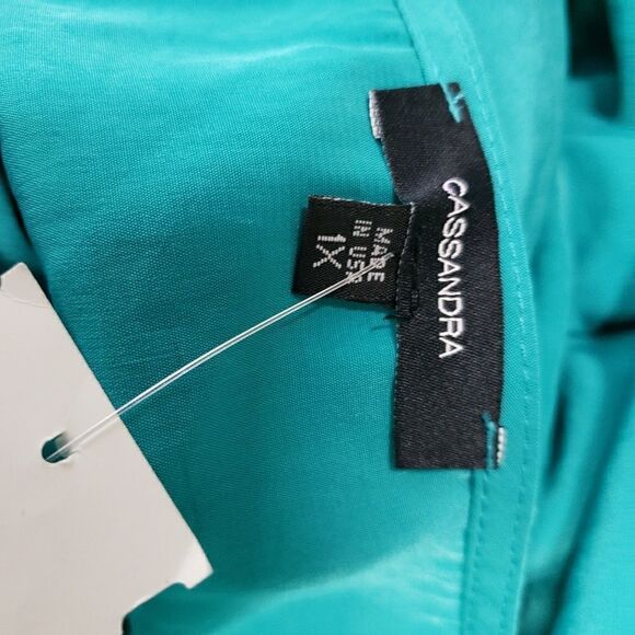 Cassandra turquoise hi-lo maxi dress - Picture 8 of 8
